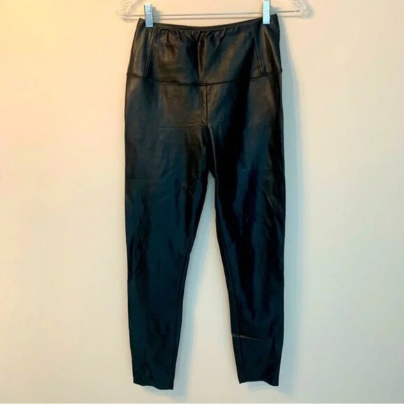 Aritzia Wilfred Free Daria Pant High-waisted UnReal Leather leggings M - Picture 5 of 13